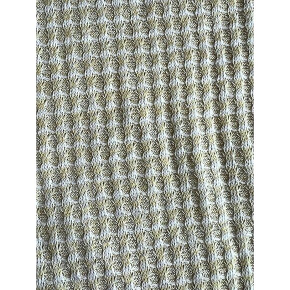 Free People | Women's Cropped Turtleneck Sweater | Green & white | Medium - Picture 5 of 5